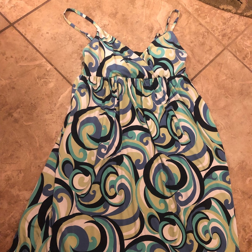 Dress Barn - swirl dress.